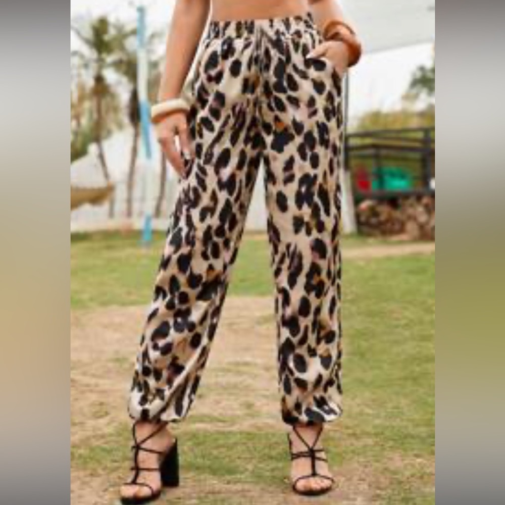 Shein leopard print pants